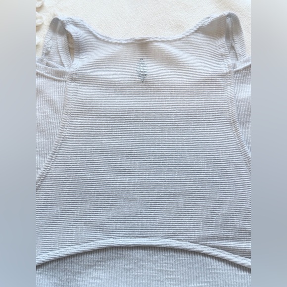 Free People Movement Lay Up Long Sleeve Tee - Light Grey/Blue - S - Picture 7 of 11